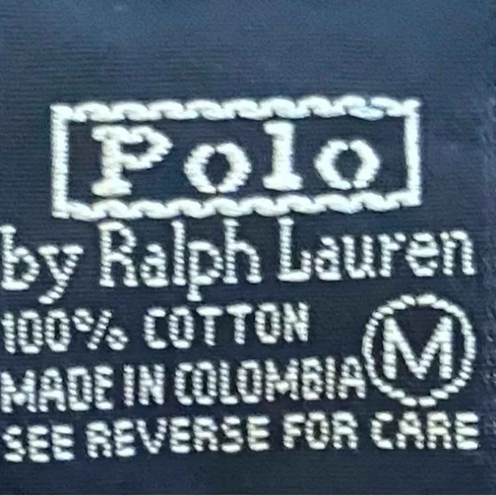 Vintage Polo by Ralph Lauren Boy’s Sz M‎ Navy/Maroon Stripe Short Sleeve Polo